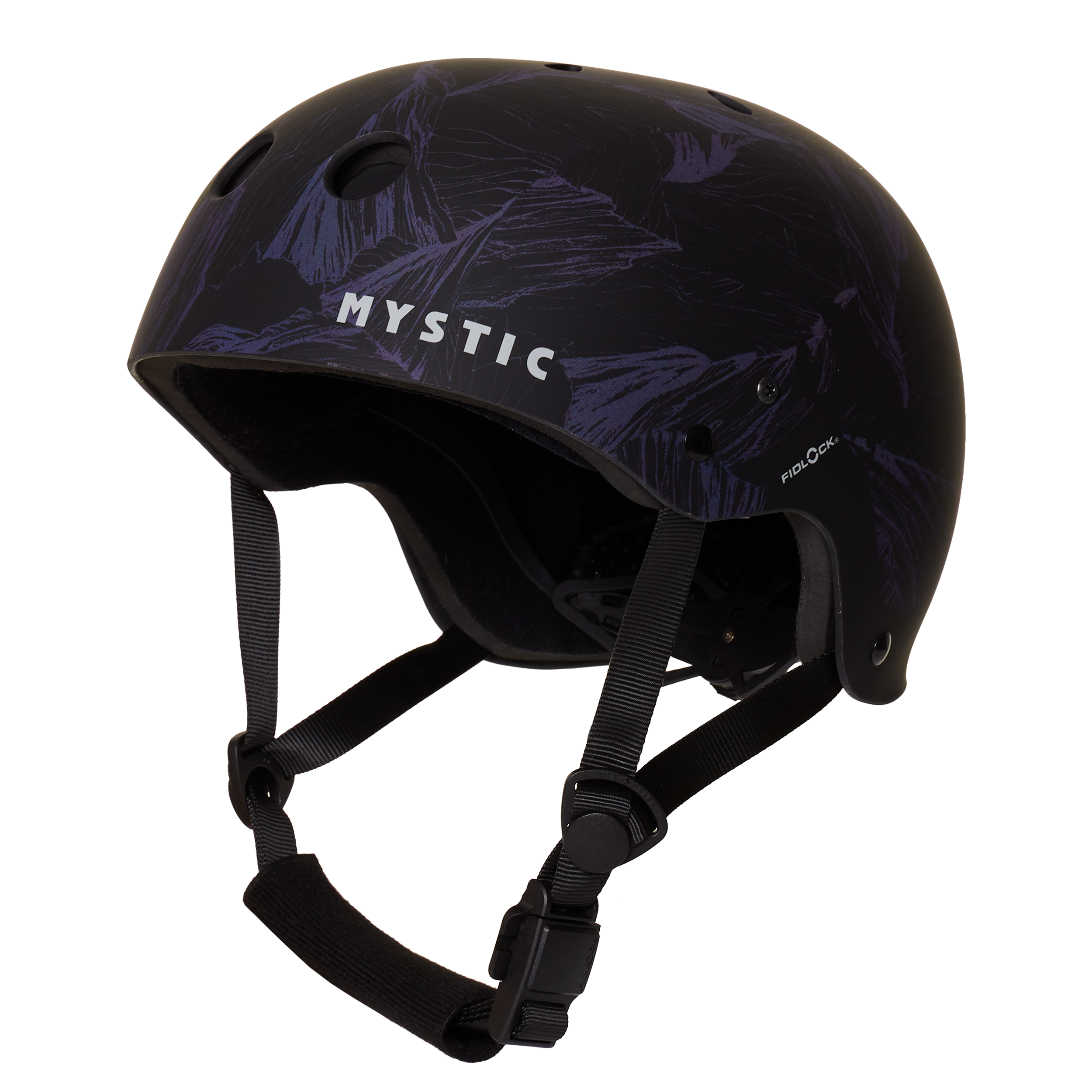 Mystic MK8X Hjelm Black(Purple)/Grey