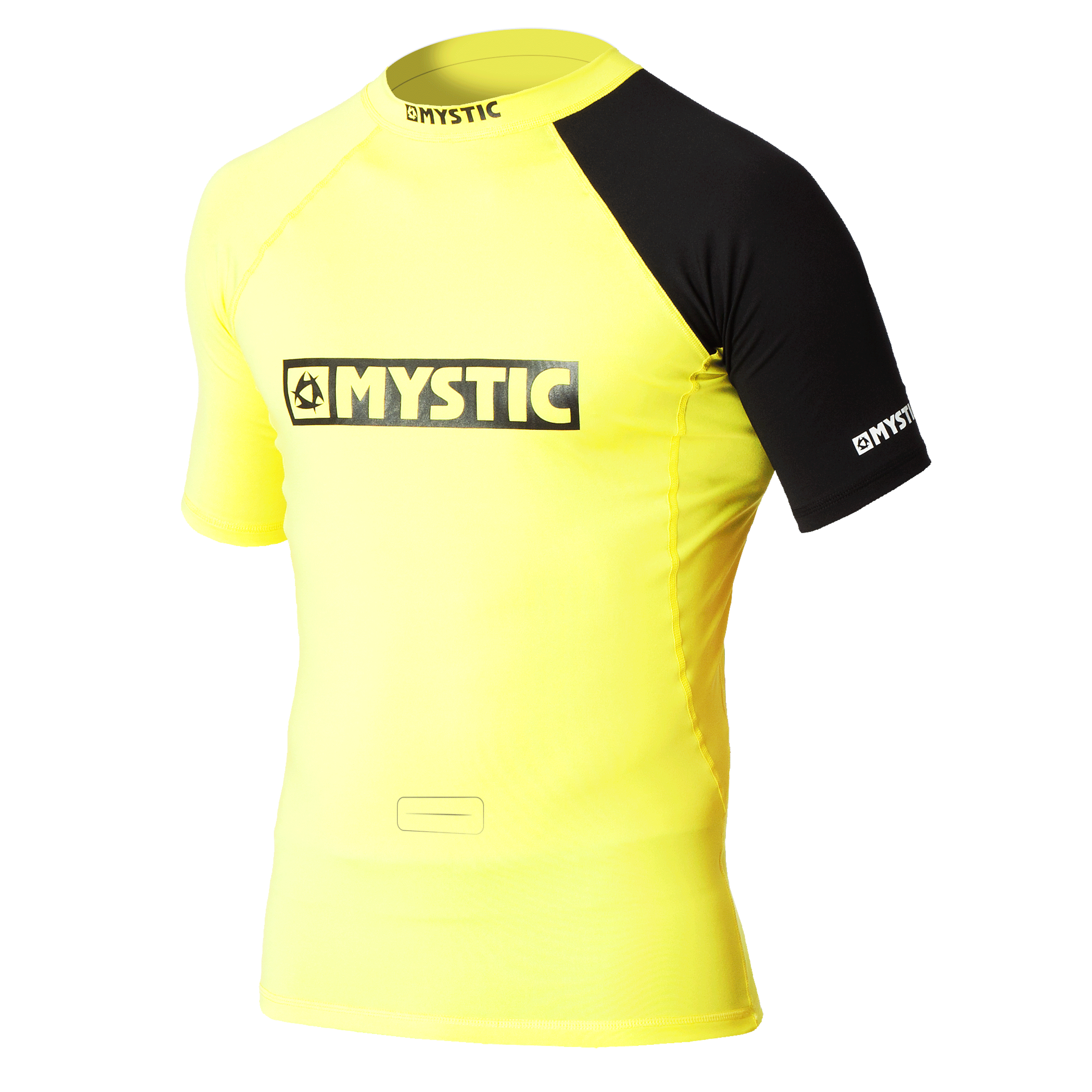 Mystic - Event S/S Rashvest Chest Logo - Yellow