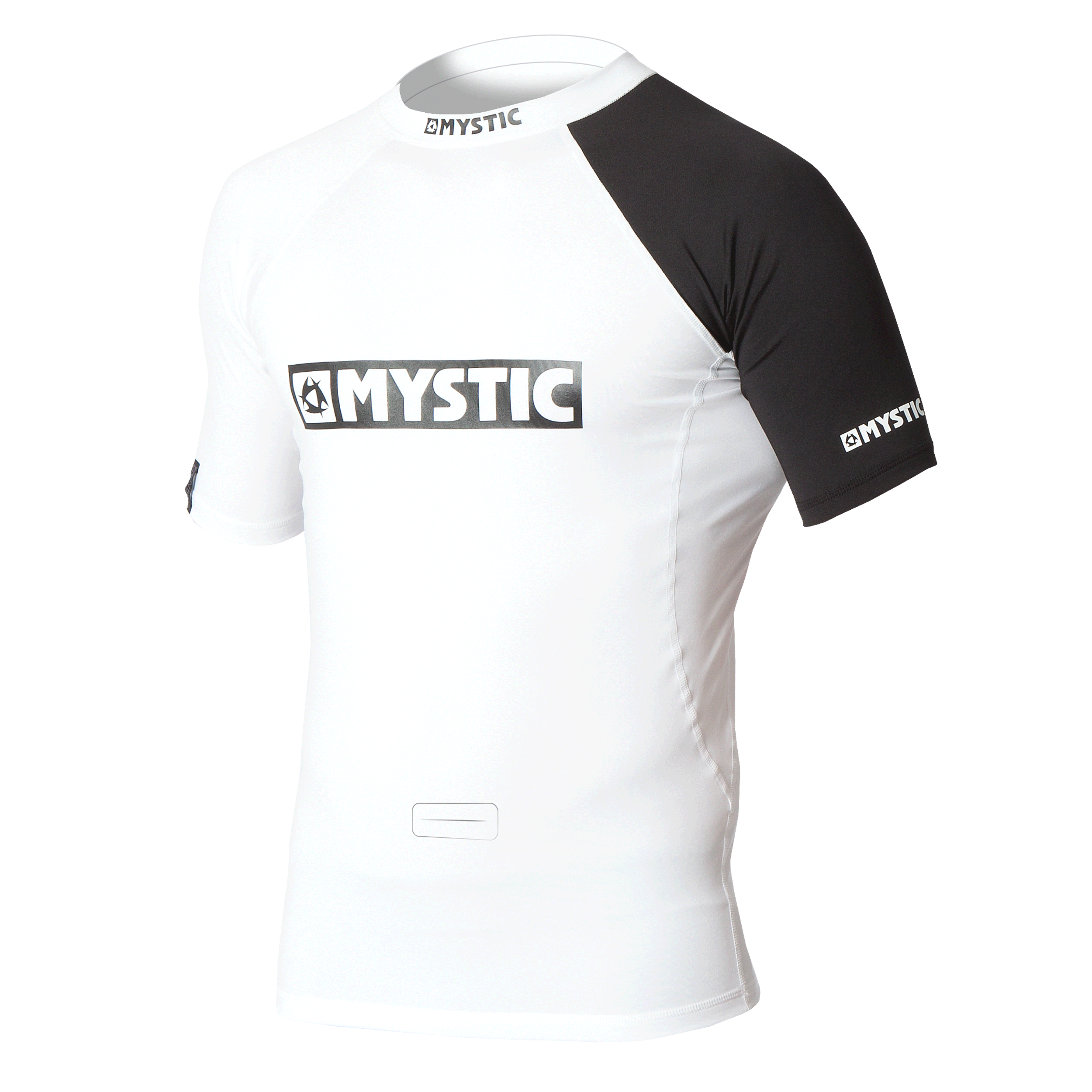 Mystic - Event S/S Rashvest Chest Logo - White