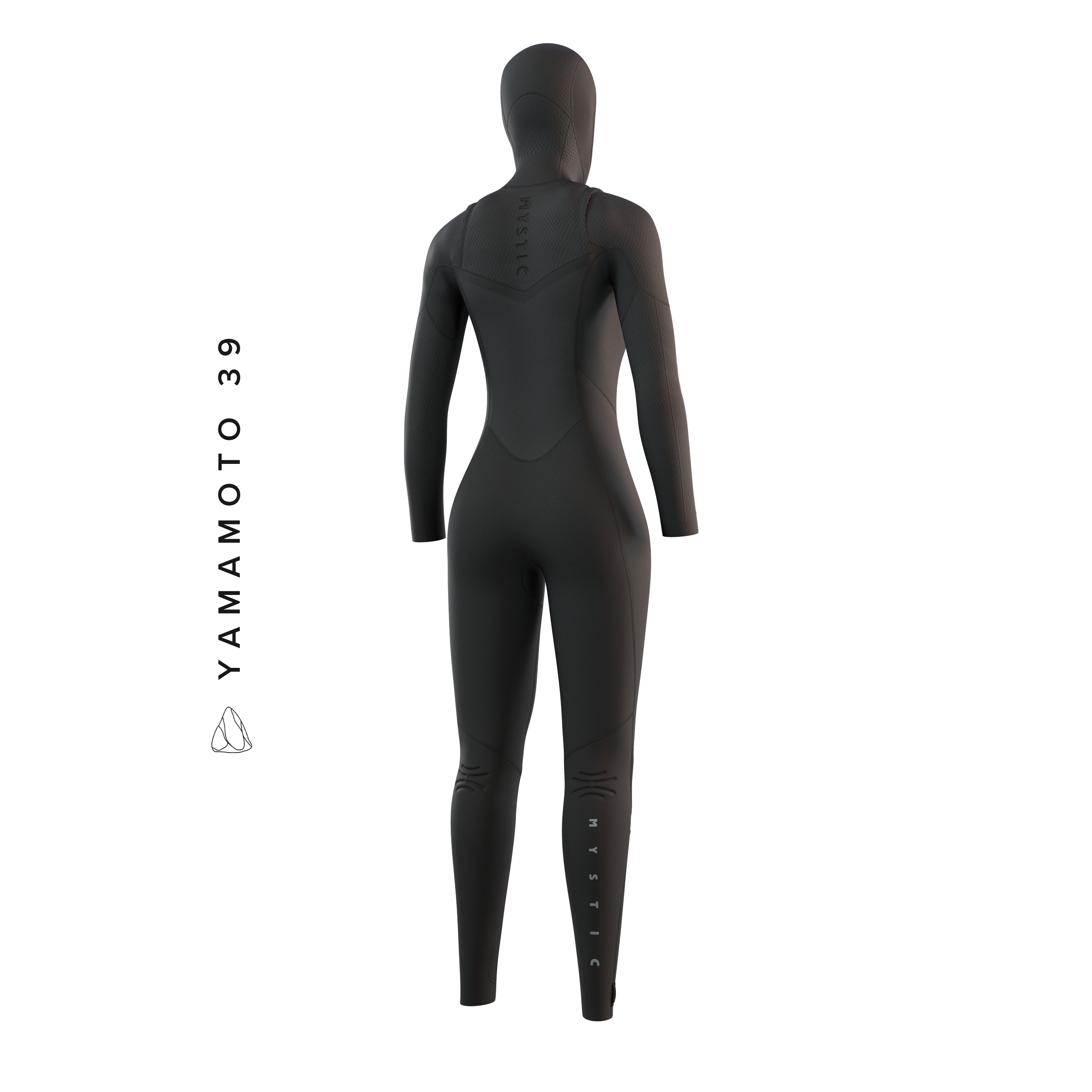 Mystic - Gem Hooded Fullsuit 6/4/3mm DFzip Women - Black