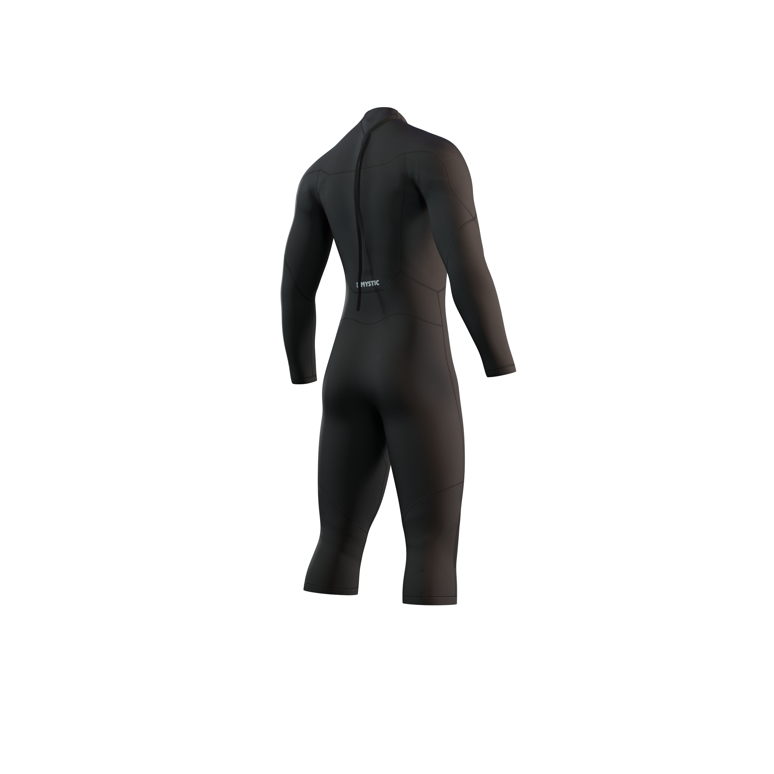 Mystic - Brand Longarm Shortleg 3/2mm Bzip Flatlock - Black