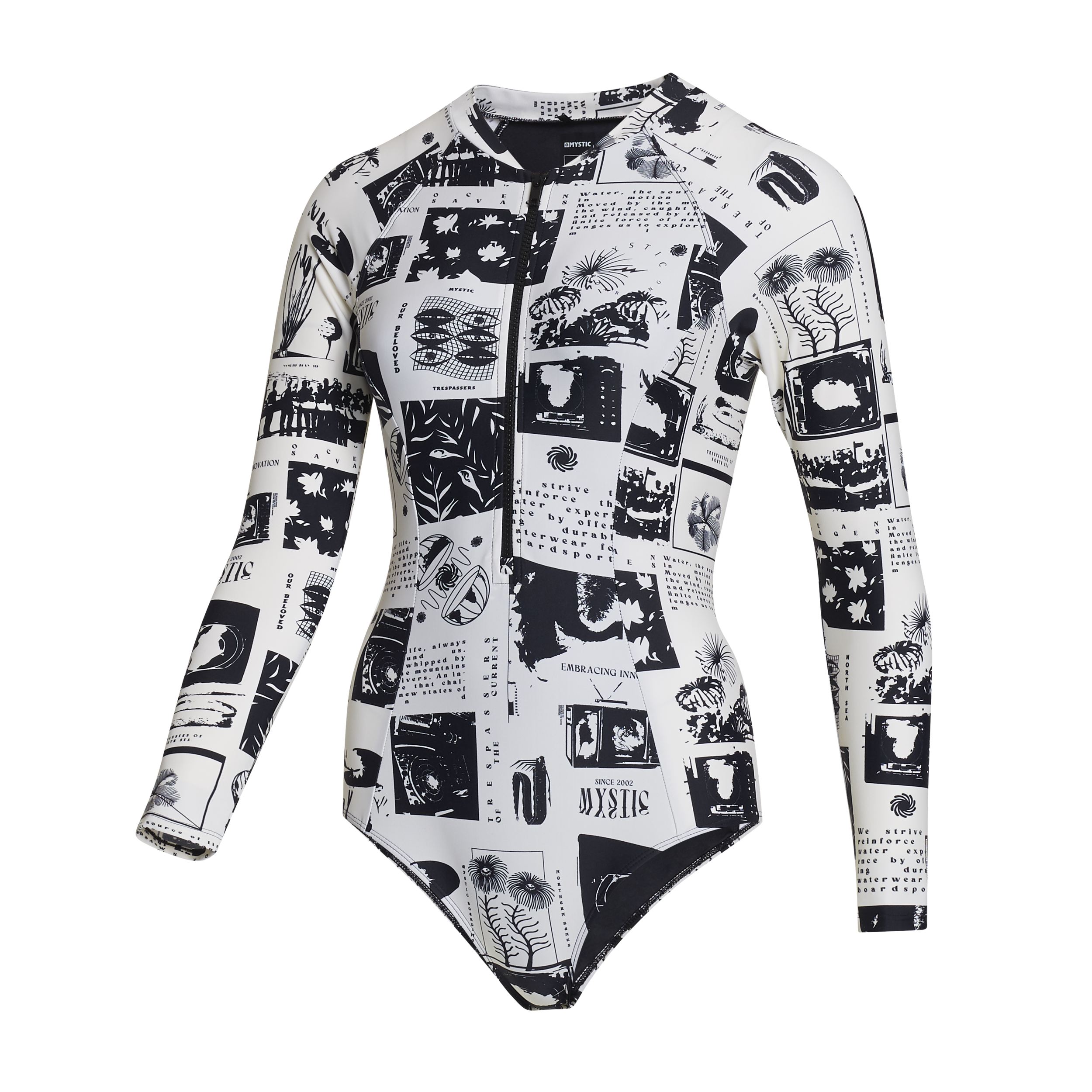 Mystic - Jayde L/S Swimsuit - Off White