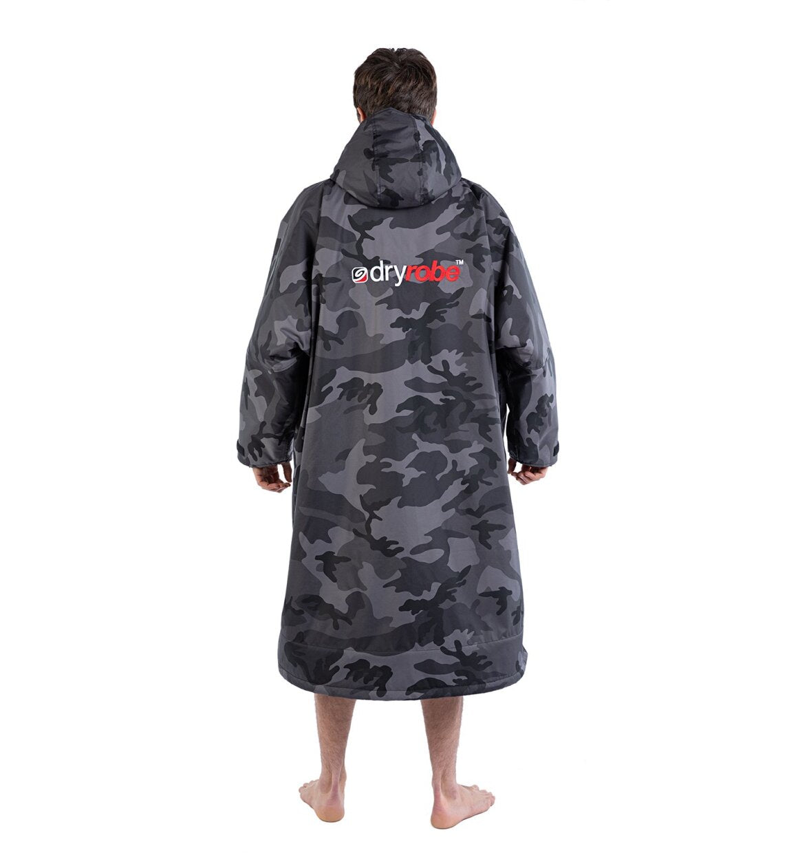 Dryrobe advance long sleeve poncho | voksne | black/camo