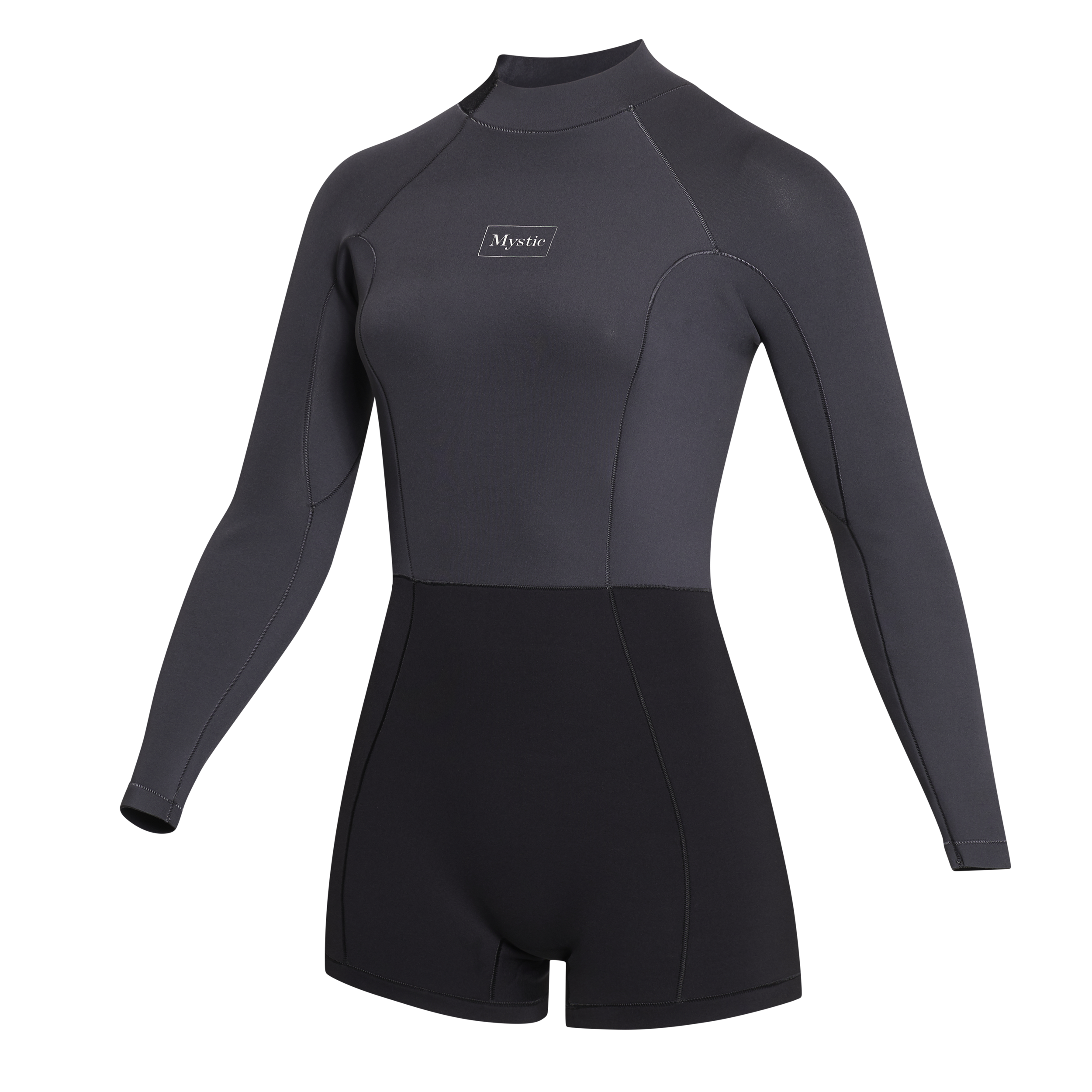 Mystic - Lunar Longarm Shorty 2/2mm Bzip Women - Black