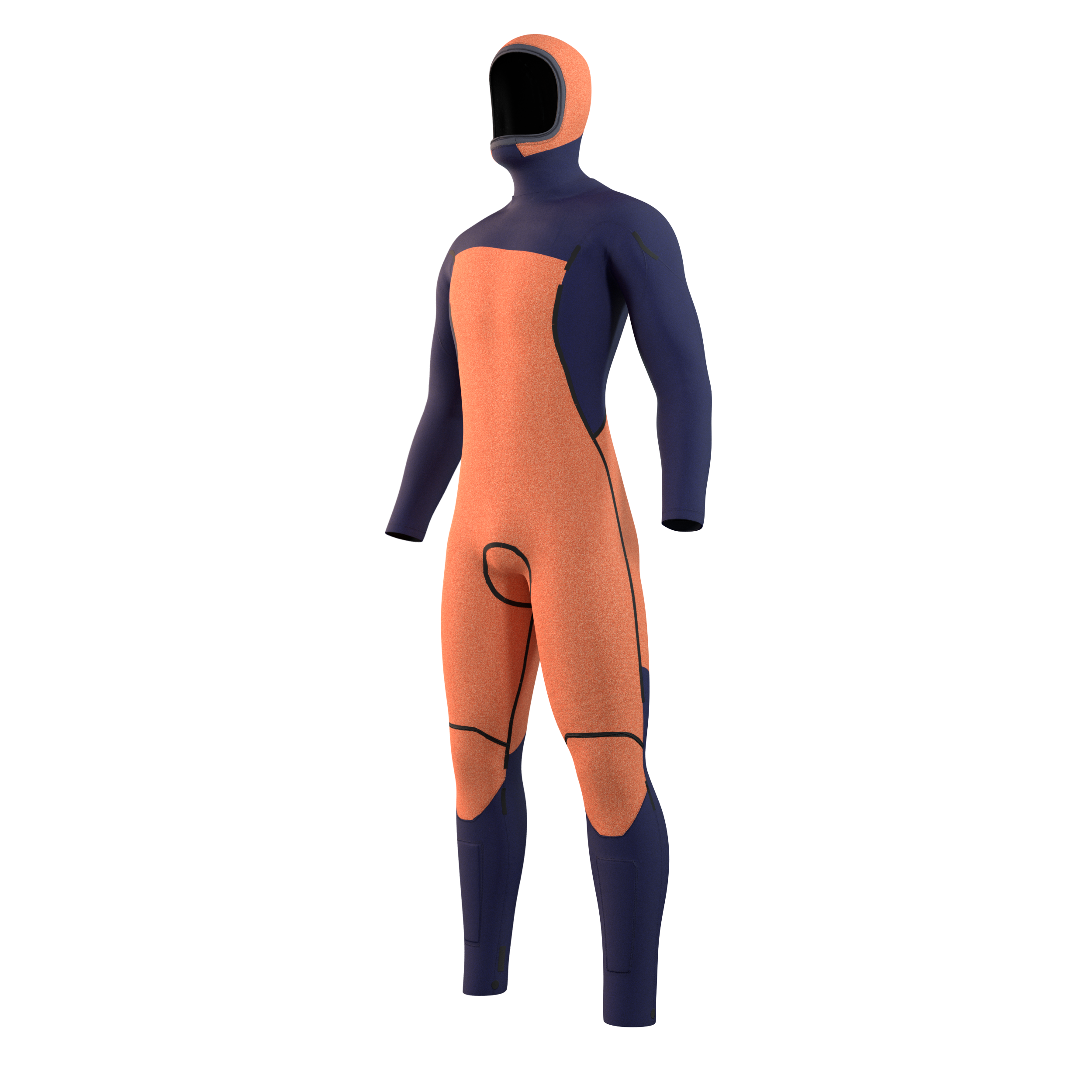 Mystic - Marshall Hooded Fullsuit 5/3mm Fzip - Black