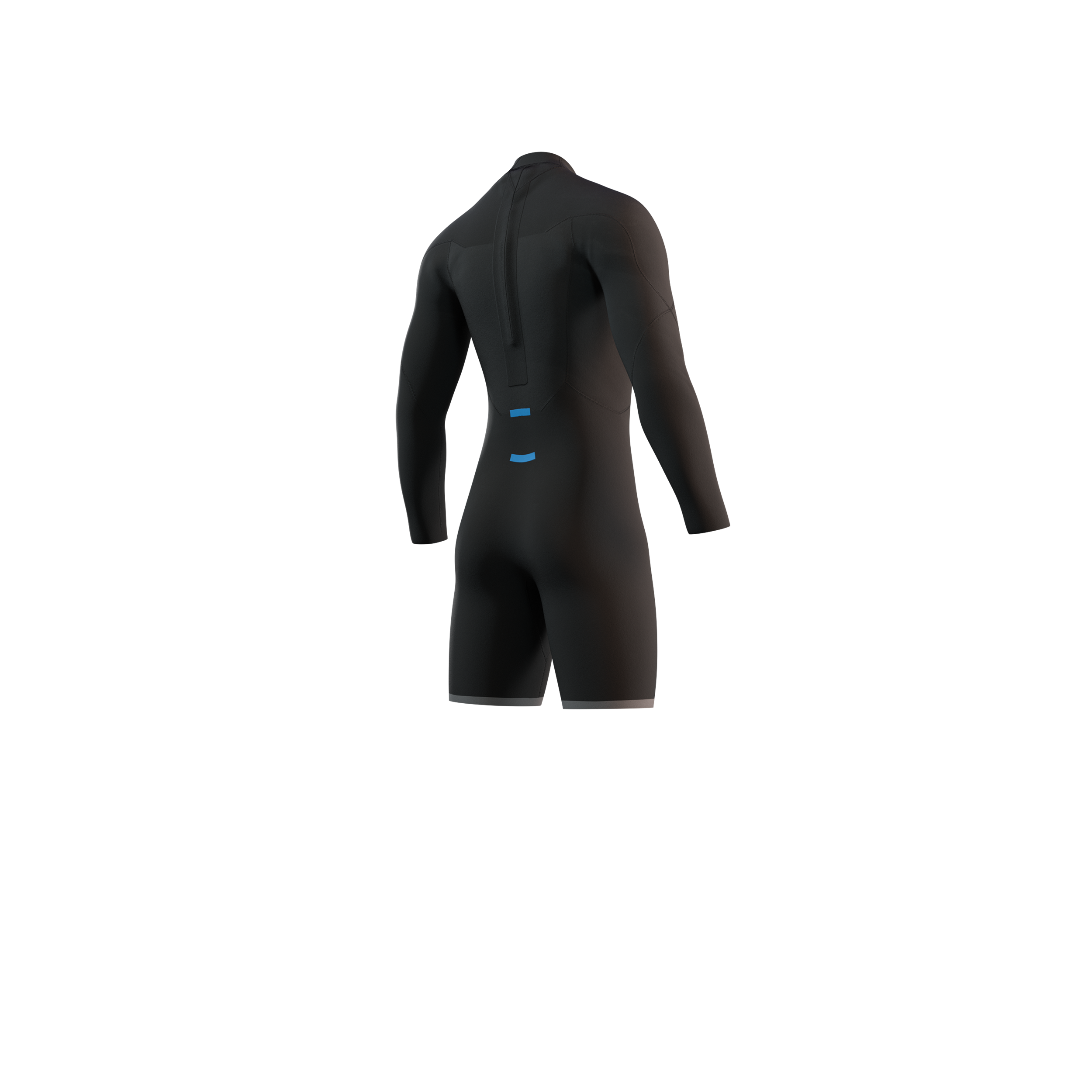 Mystic - Brand Longarm Shorty 3/2mm Bzip Flatlock - Black