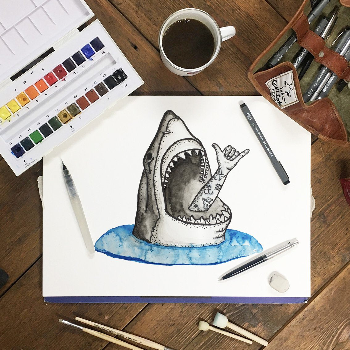 Lakor - Shark Shaka Plakat