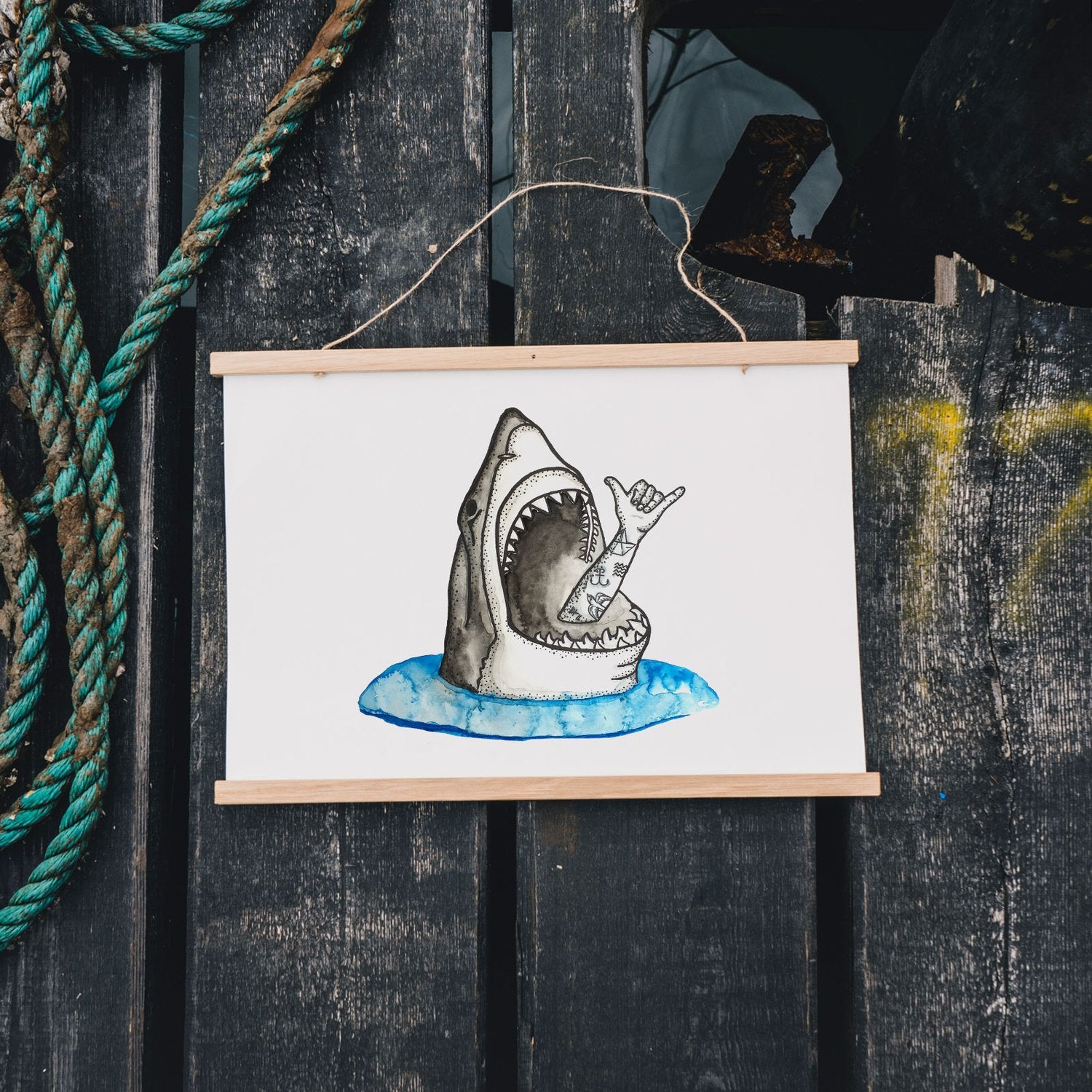 Lakor - Shark Shaka Plakat