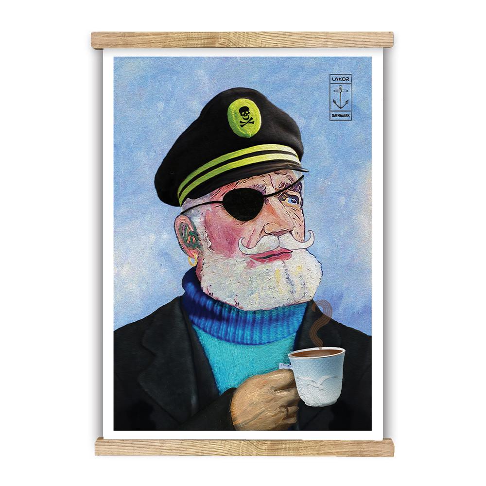 Lakor - Kaptajn Kaffe Plakat