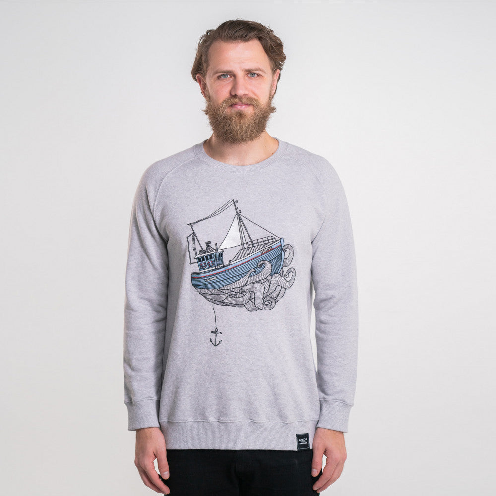 Lakor - Kutter Crewneck (Light grey melange)