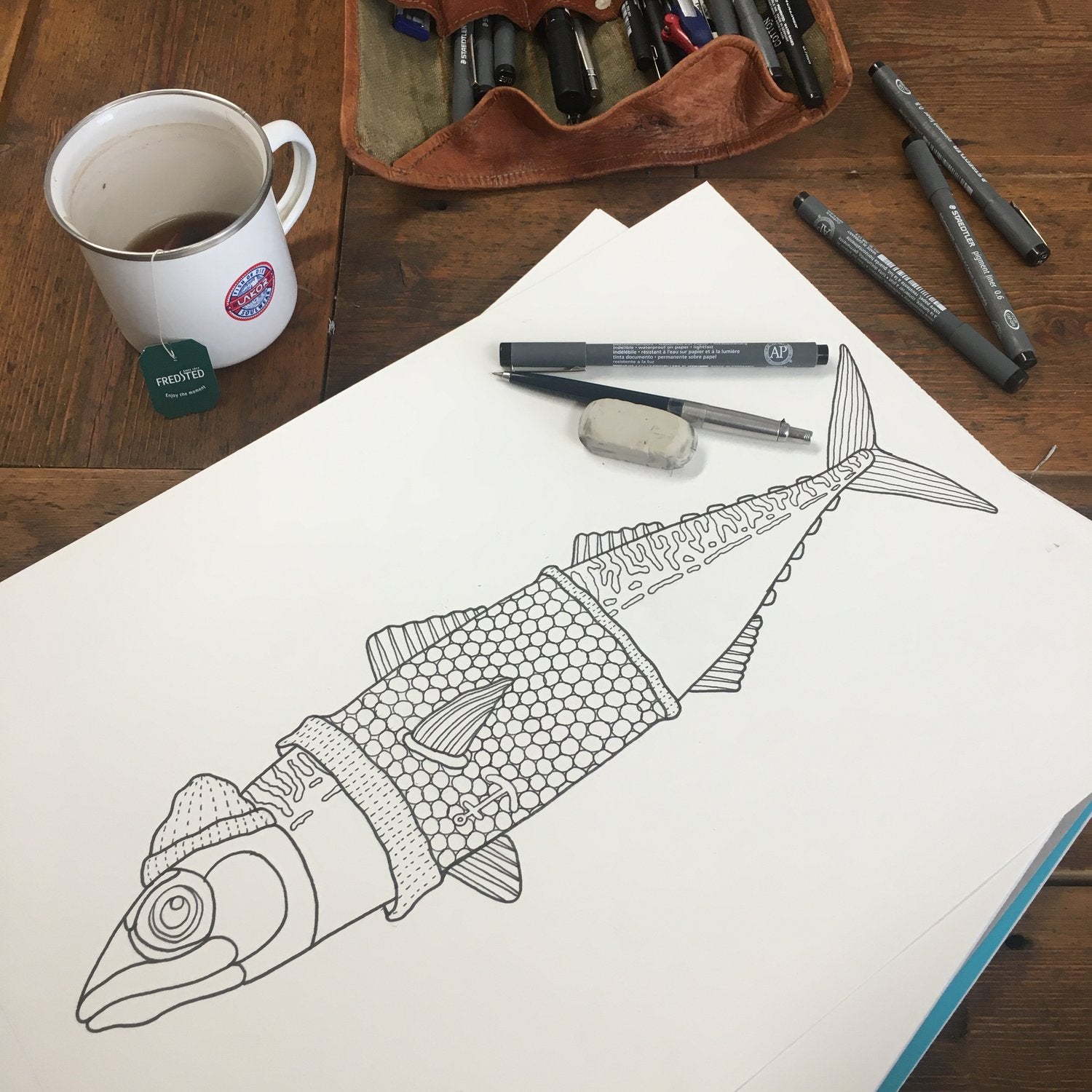 Lakor - Maritime Mackerel Plakat