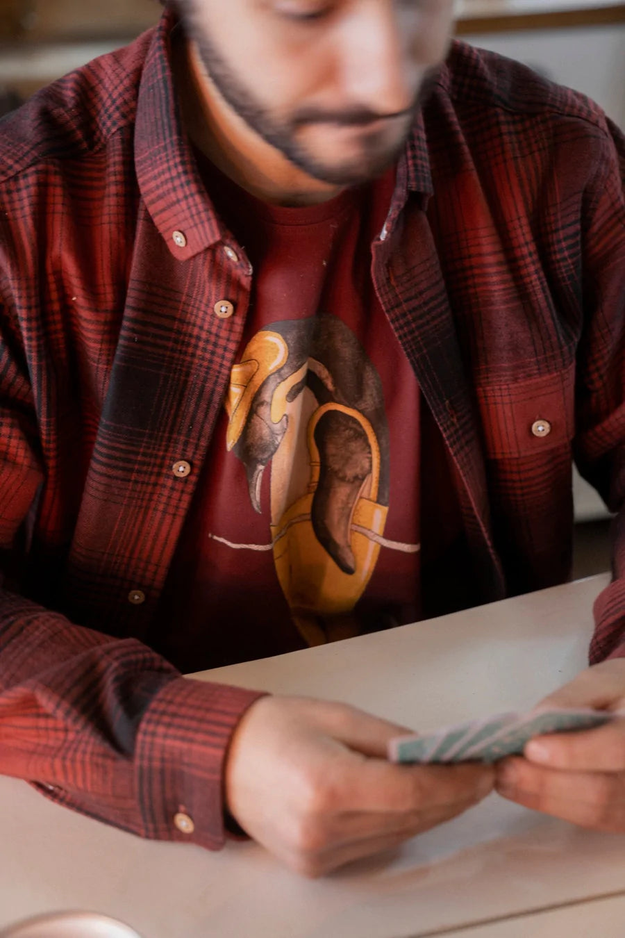 Lakor - No Catch - Redbrown T-shirt