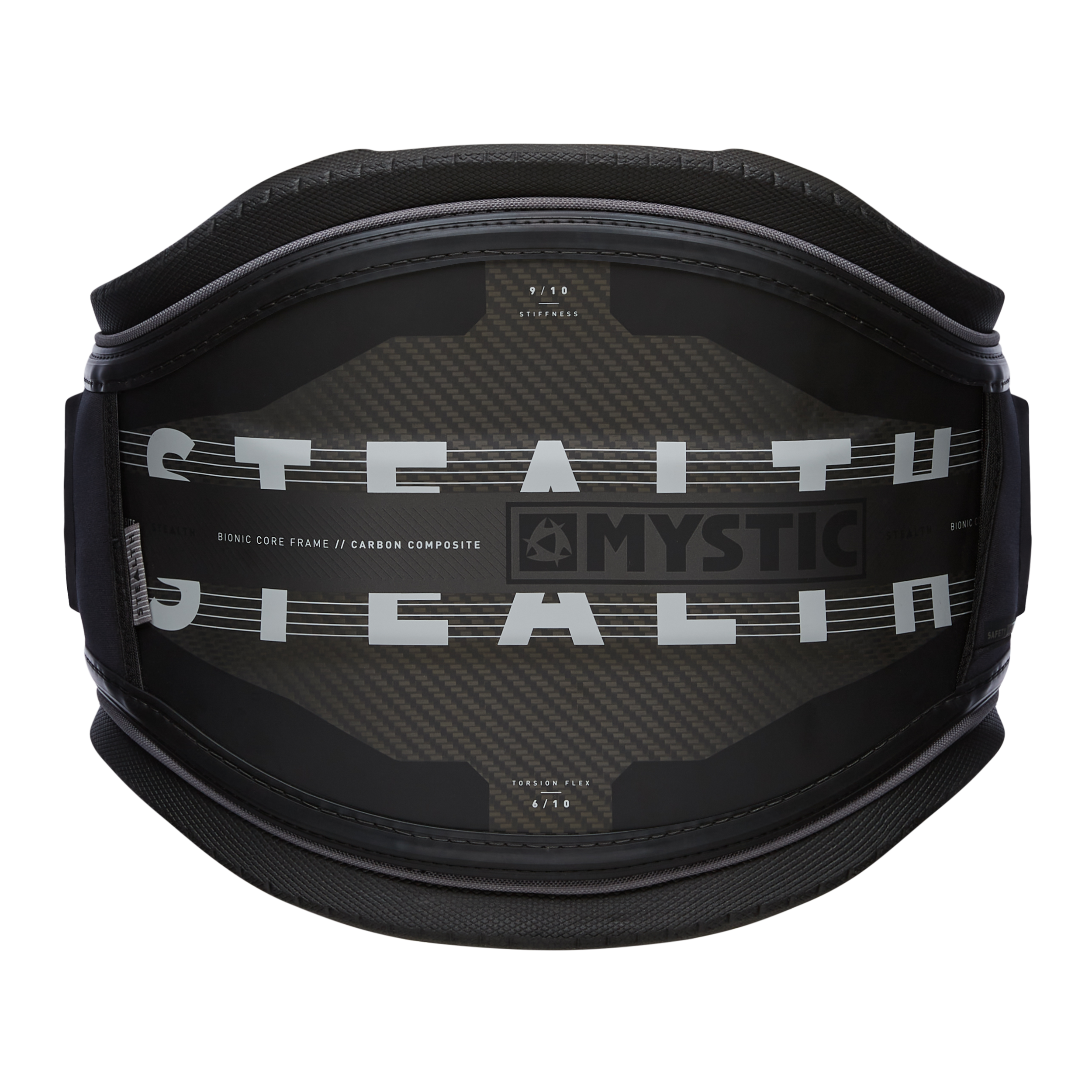 Mystic Stealth Waist Hardshell Harness black/white